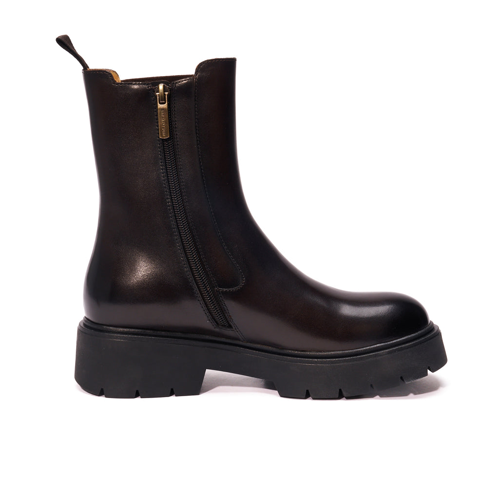 Stivaletti Chelsea - Marrone scuro - Donna