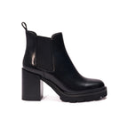 Heeled Chelsea Boot Black - Woman