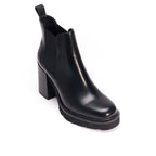Heeled Chelsea Boot Black - Woman