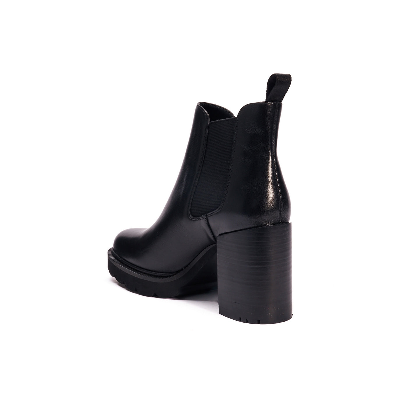 Heeled Chelsea Boot Black - Woman