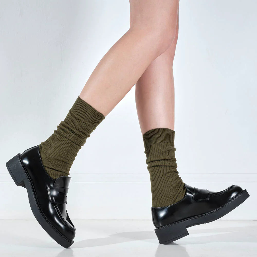 Mocassins Penny - Noir - Femme