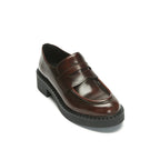 Penny Loafers - Burgundy - Women