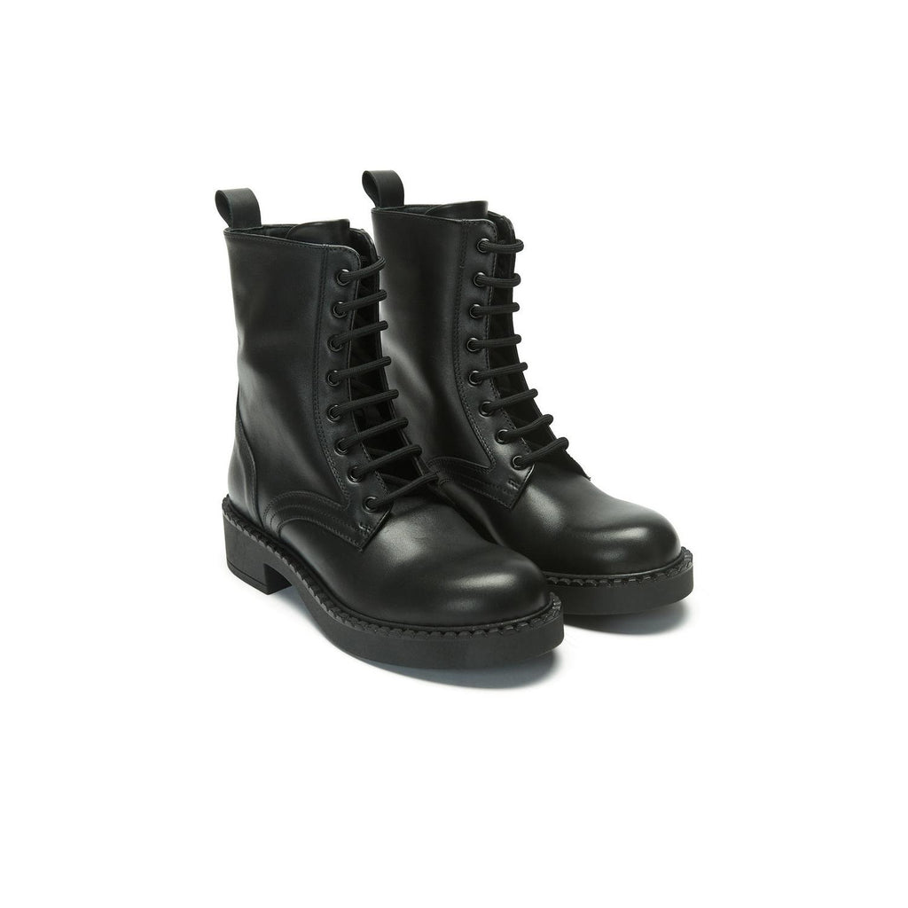 Bottines À Lacets Derby - Noir - Femme