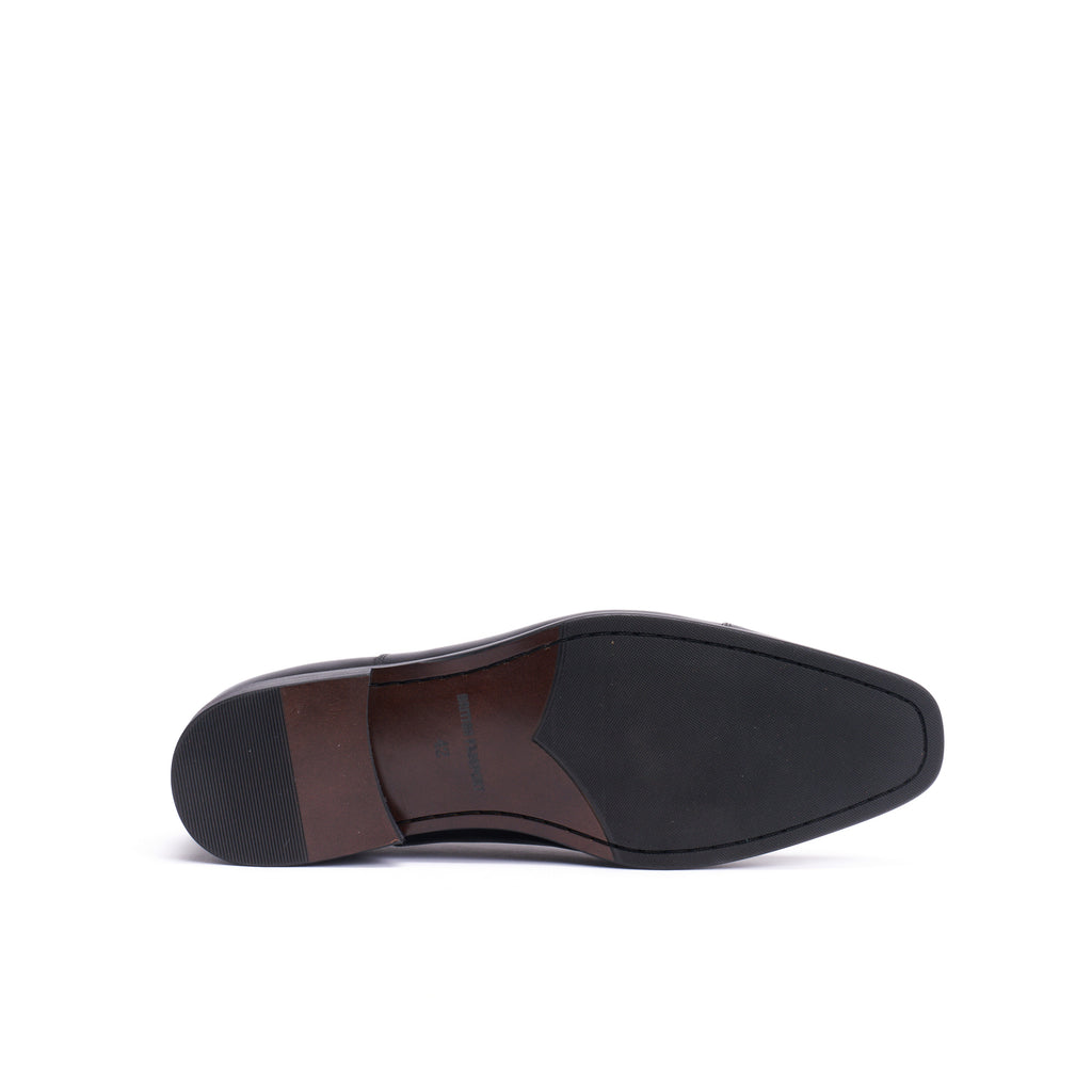 Oxford Straight Cap - Black - Men
