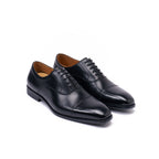 Oxford Straight Cap - Black - Men