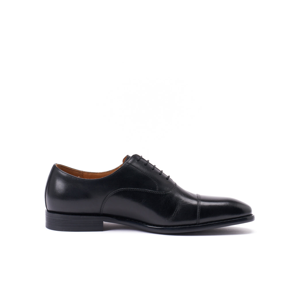 Oxford Straight Cap - Black - Men