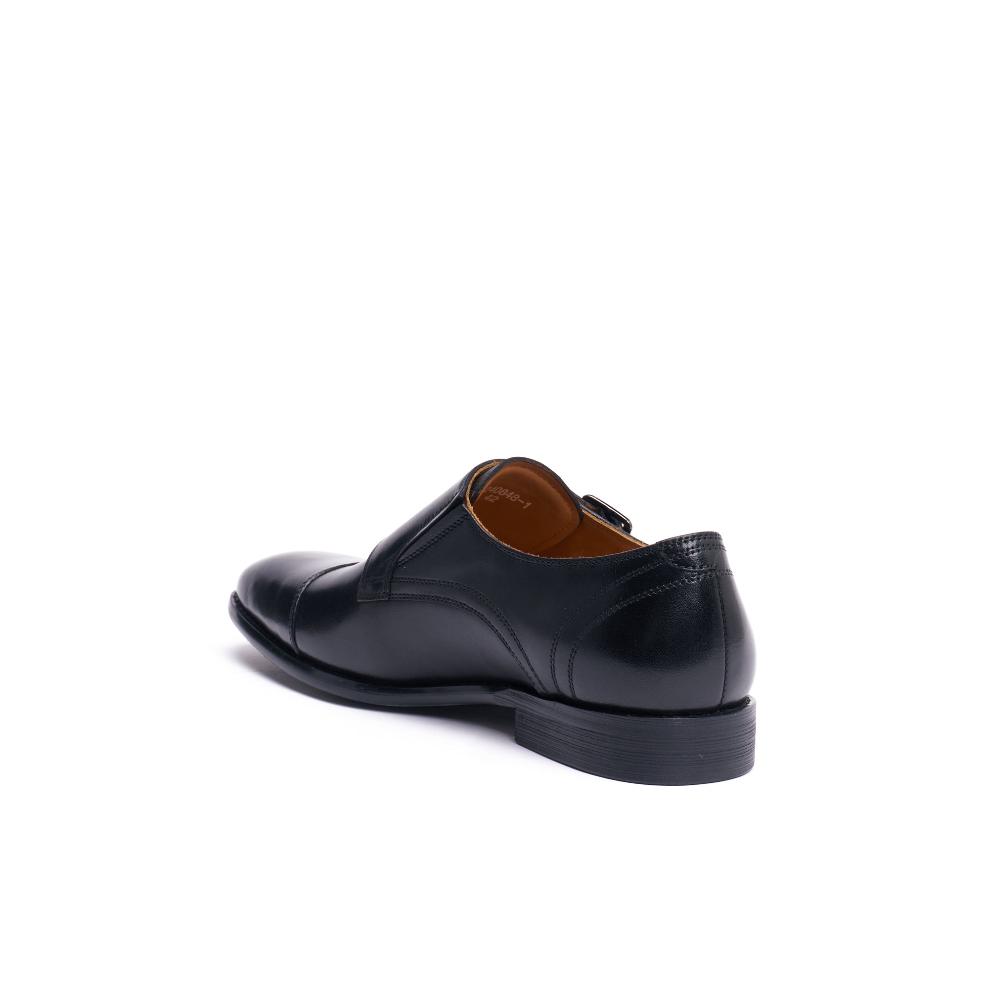 Straight Cap with Buckle - Black - Men