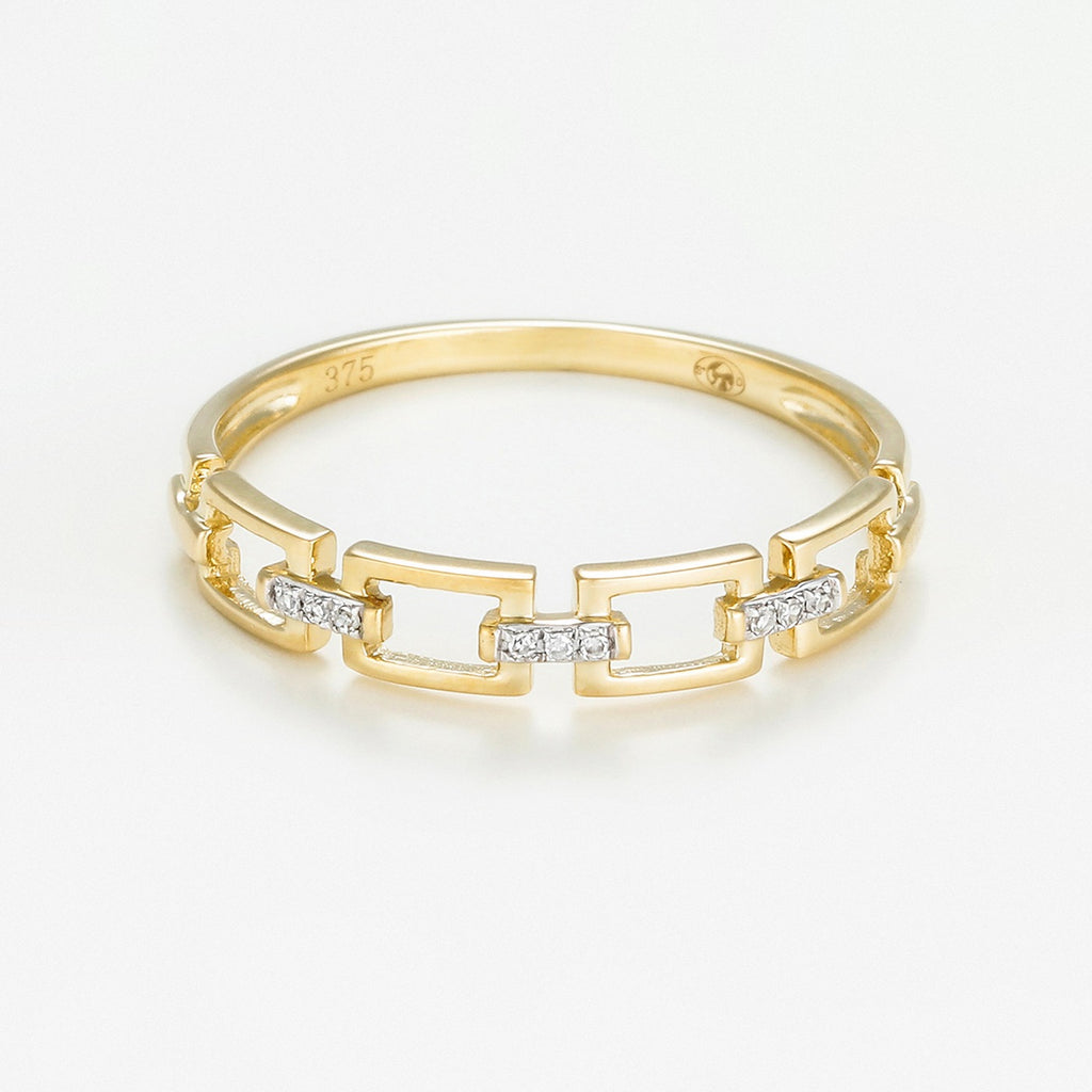 Anillo "Malla" D0.01/9 - Oro amarillo 375/1000