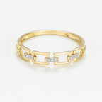 Anillo "Malla" D0.01/9 - Oro amarillo 375/1000