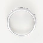 Anillo "Princesas Zafiro" D0.17/18 Zafiro 1.7/26 - Oro blanco 375/1000