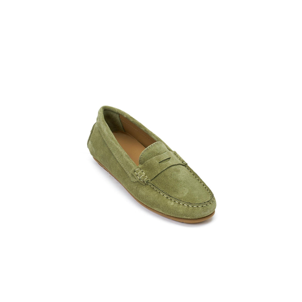Mocassins Driver - Vert Clair - Femme