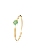 Bague "Only One 0,03Ct/1" Emeraude, Or Jaune 375/1000