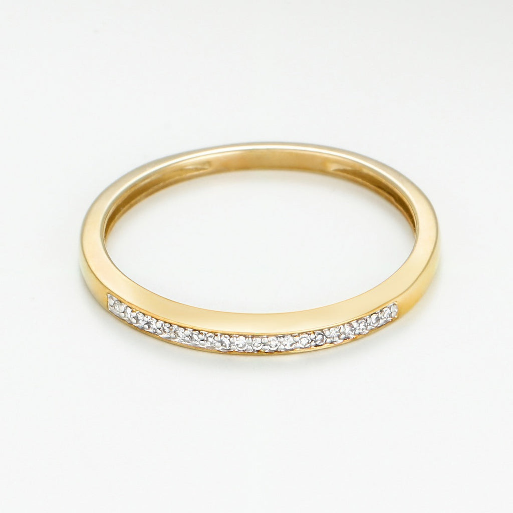 Bague "Alliance My Love" Diamants 0,05Ct/20 - Or Jaune