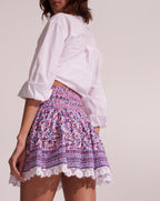 Minifalda Galia - Blue Blueberry - Mujer