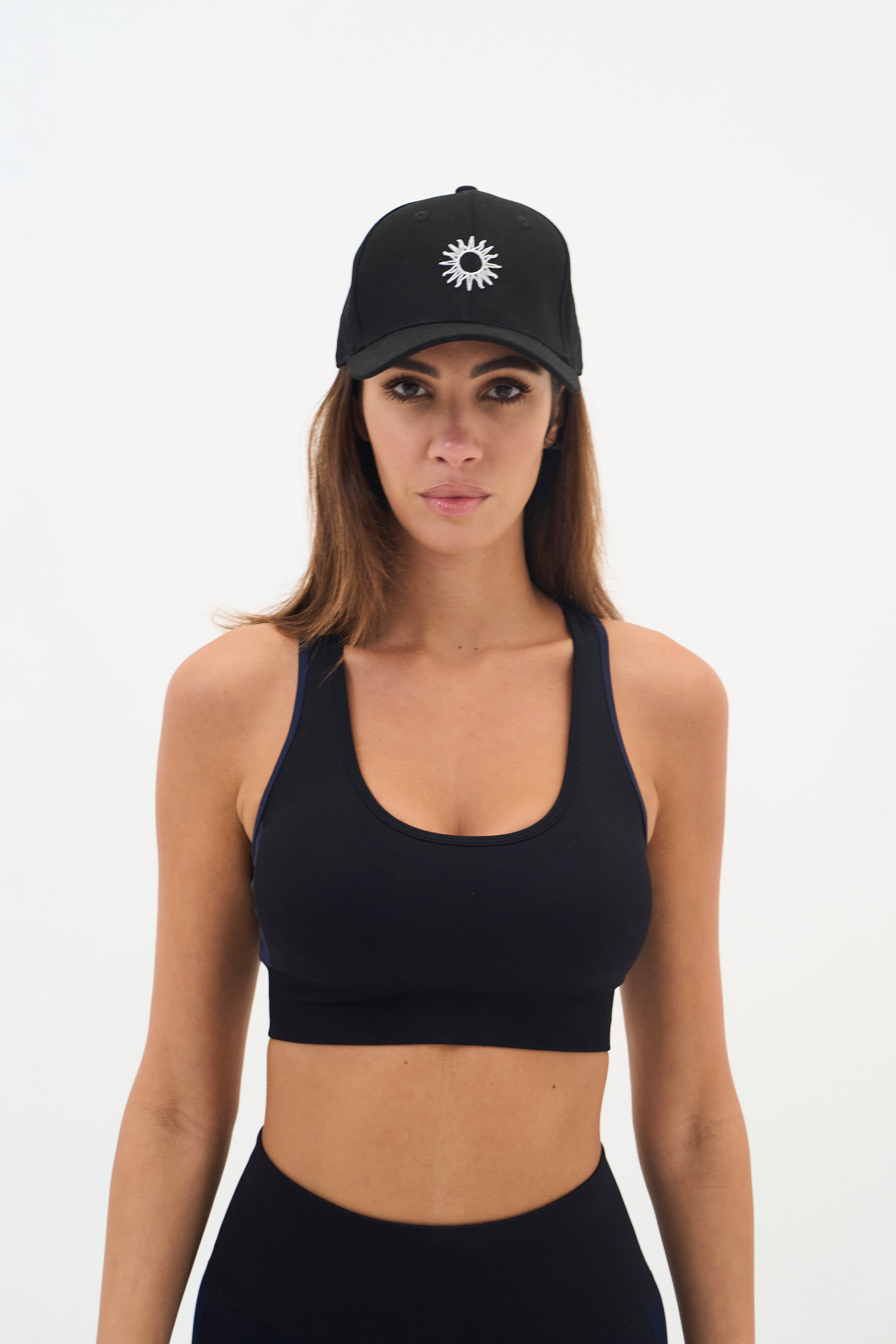 Malte Sports Bra - Black/Blue