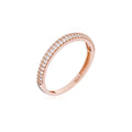 Bague "Amour Innocent" - Or Rose 375/1000 Et Zirconium
