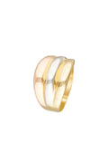 “Trianon” Ring 375/1000 Tricolor Gold