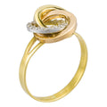 Anillo “Cruzada” Oro Tricolor 375/1000