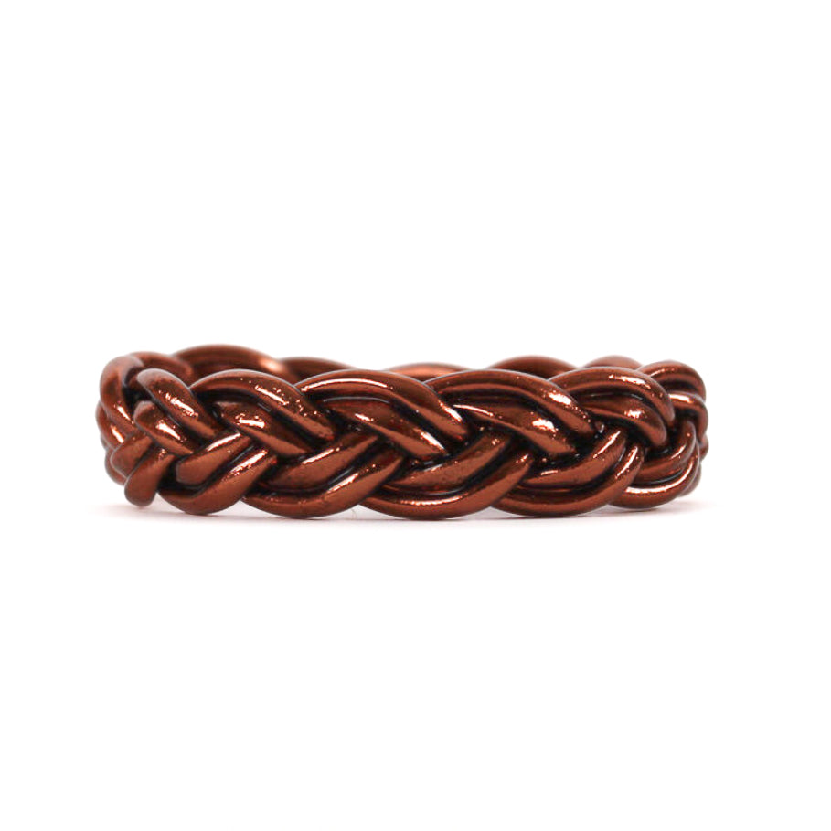 Pulsera Budista Doble-Trenzada Brown