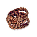 Pulsera Budista Doble-Trenzada Brown