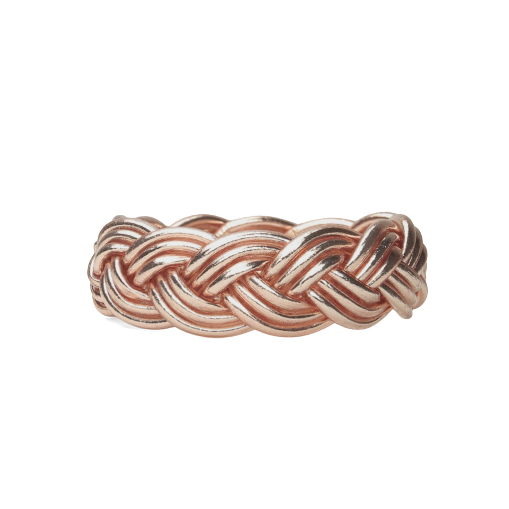 Pulsera Budista Doble-Trenzada Champán