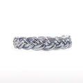Pulsera Budista Doble-Trenzada Dark silver