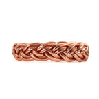 Pulsera Budista Doble-Trenzada Ocre gold