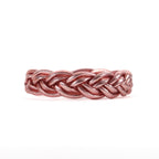 Pulsera Budista Doble-Trenzada Pink gold