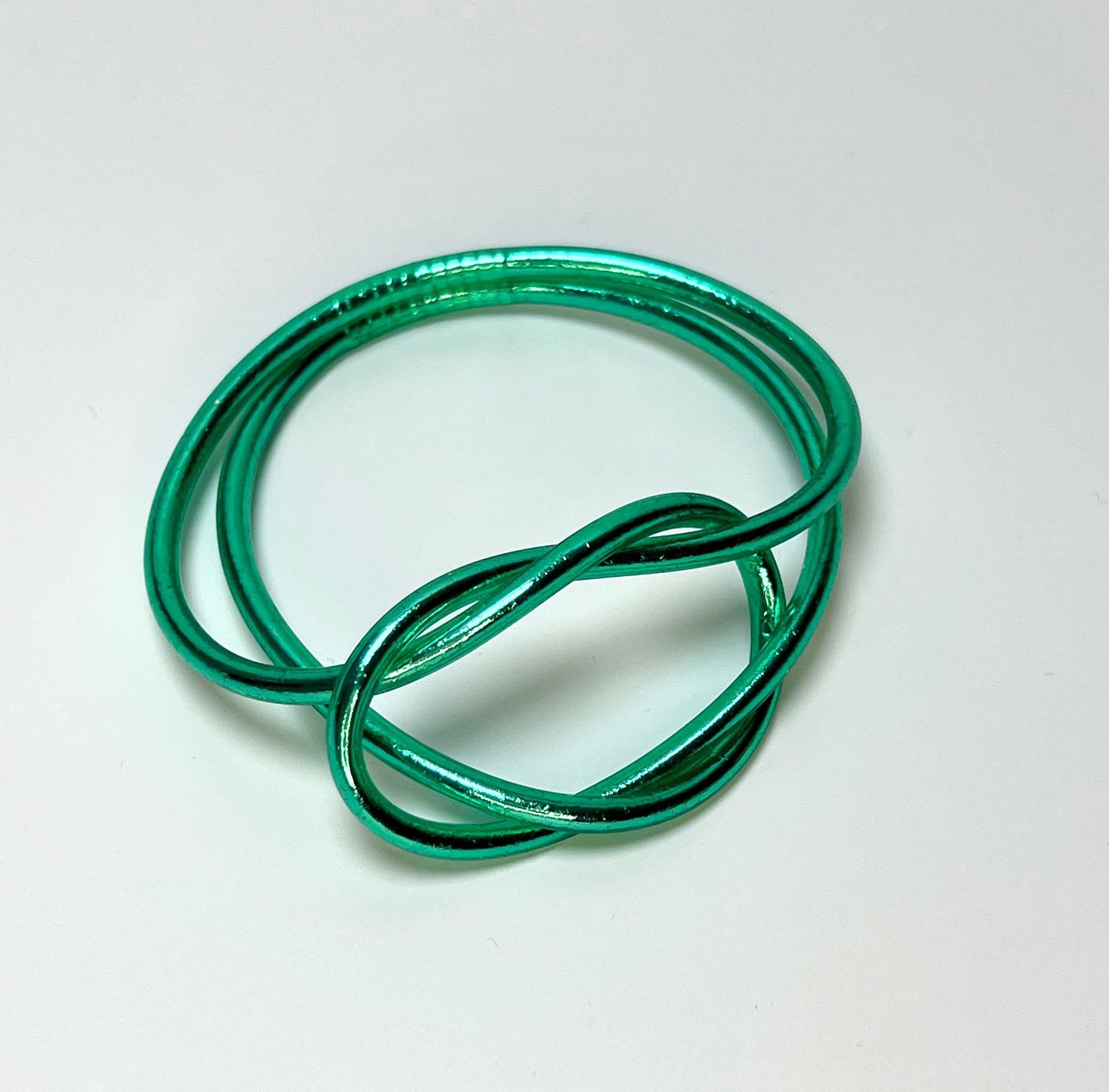 Pulsera Budista Infinity Esmeralda