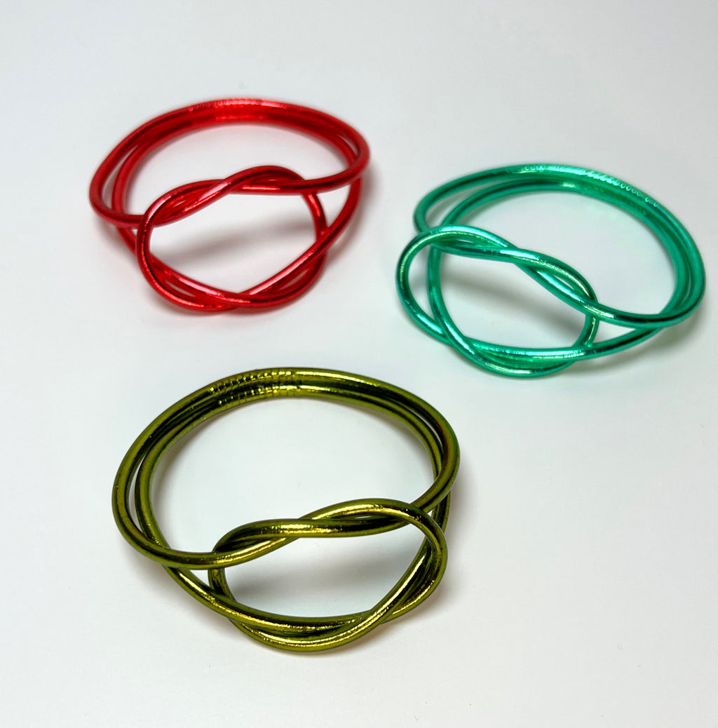Pulsera Budista Infinity Esmeralda
