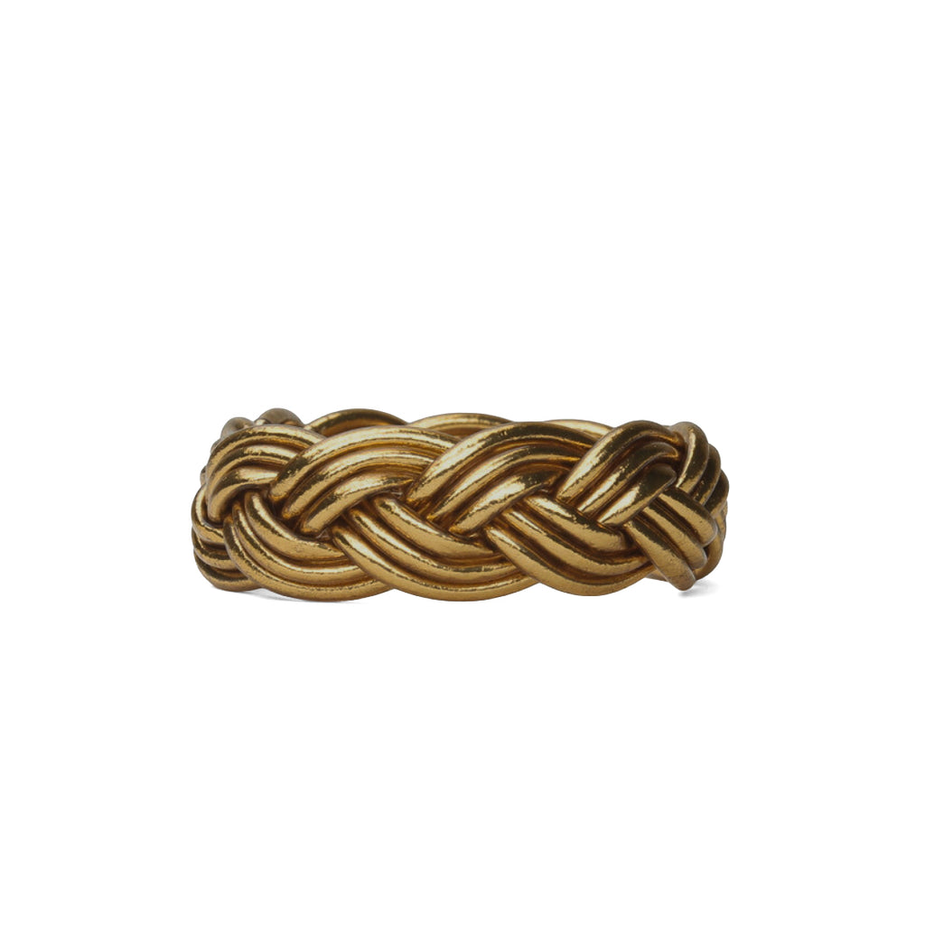Pulsera Budista Maxi-Trenzada Bronce