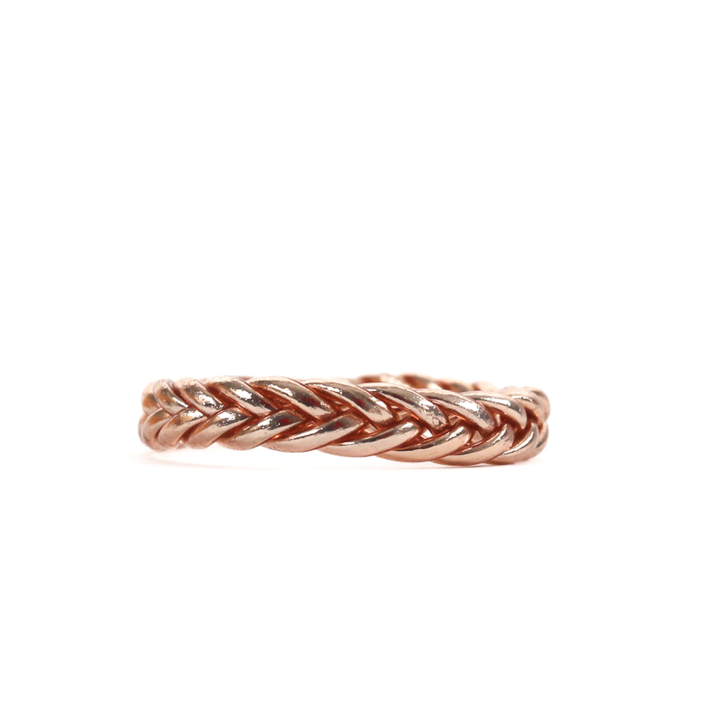 Pulsera Budista Maxi-Trenzada Champán