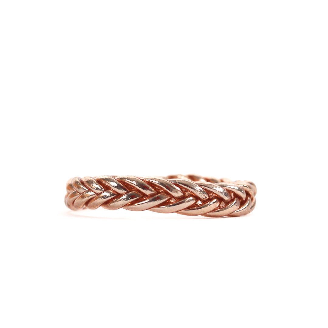 Pulsera Budista Maxi-Trenzada Champán