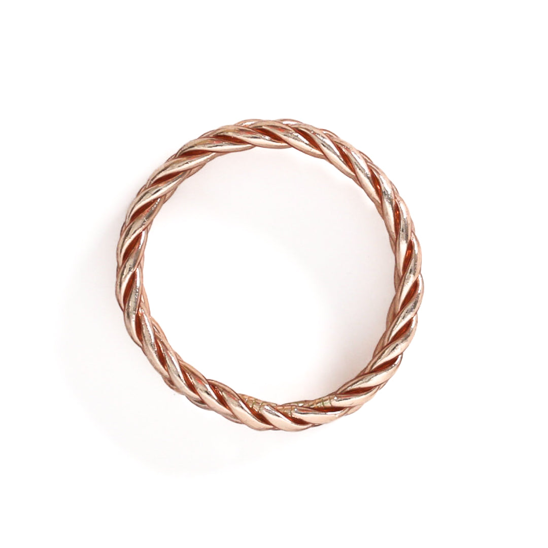 Pulsera Budista Maxi-Trenzada Champán