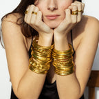 Pulsera Budista Maxi-Trenzada Gold