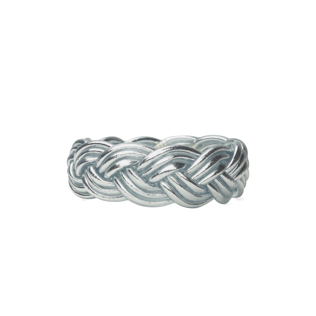 Pulsera Budista Maxi-Trenzada Silver