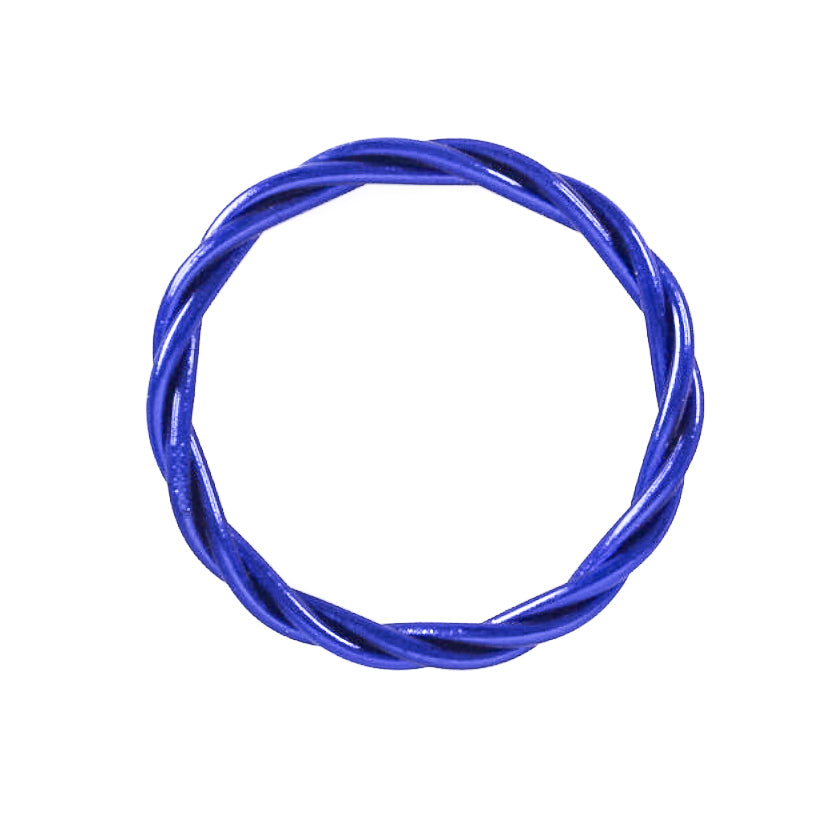 Pulsera Budista Torsada Azul Noche