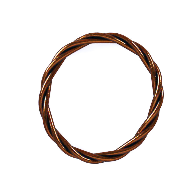 Pulsera Budista Torsada Caramelo