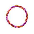 Pulsera Budista Trenzada (Fucsia / Naranja / Violeta)