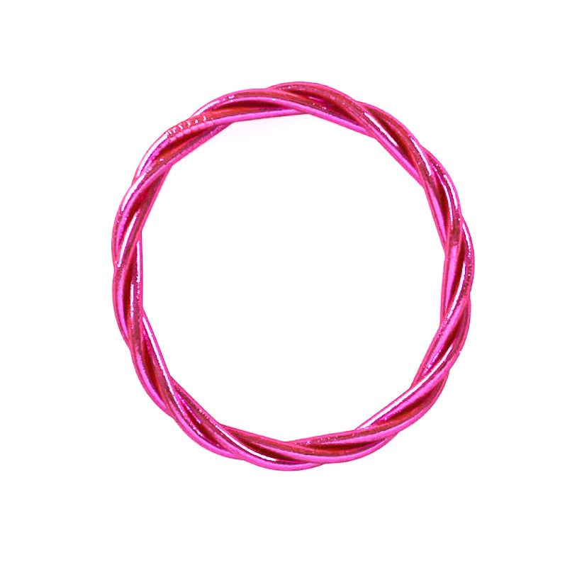 Pulsera Budista Trenzada Fuchsia