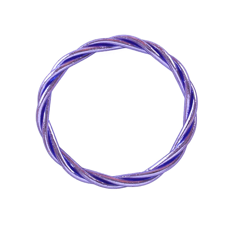 Pulsera Budista Retorcida Lilas