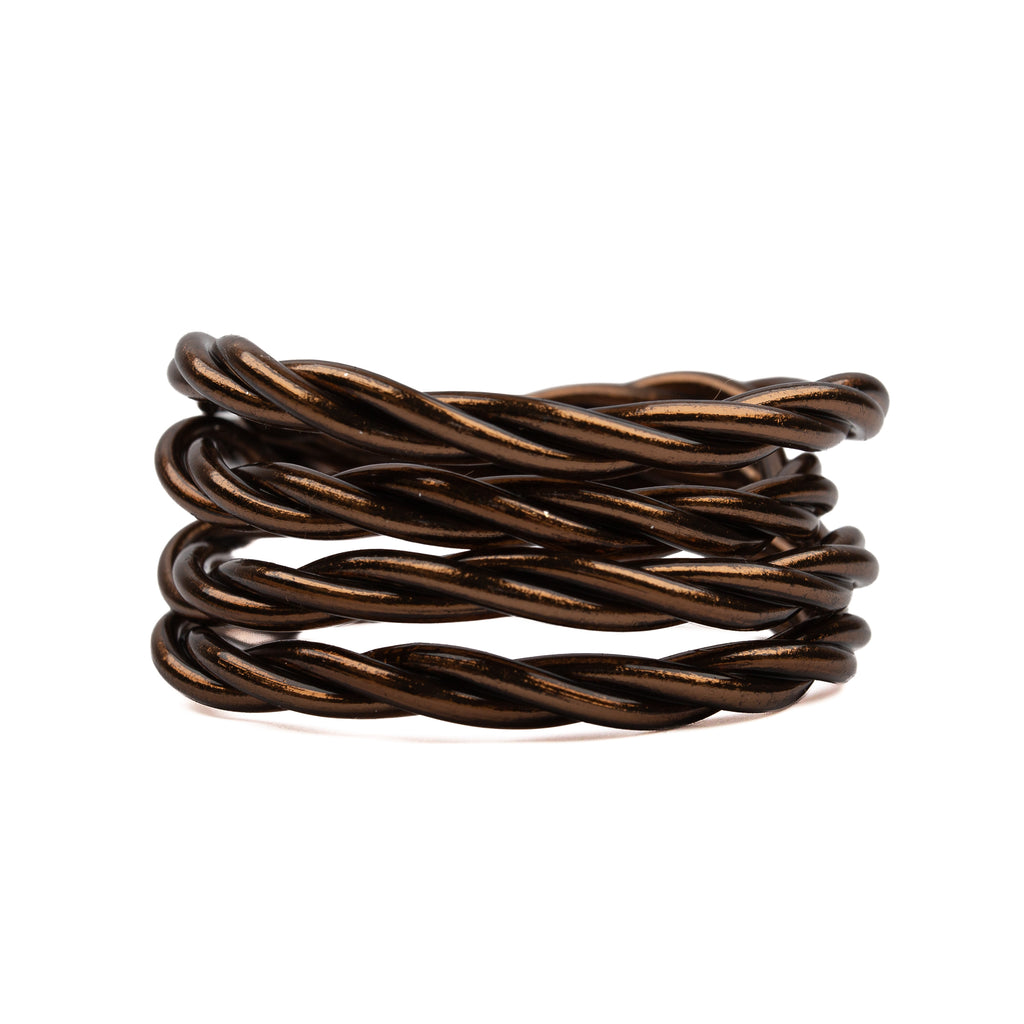 Pulsera Budista Trenzada Avellana