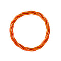 Pulsera Budista Trenzada Naranja