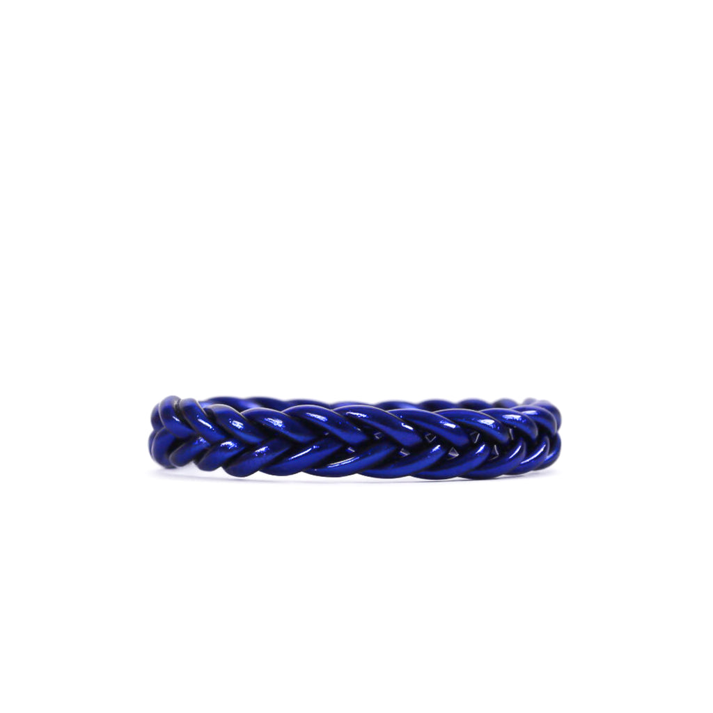 Pulsera Budista Trenzada Azul Noche