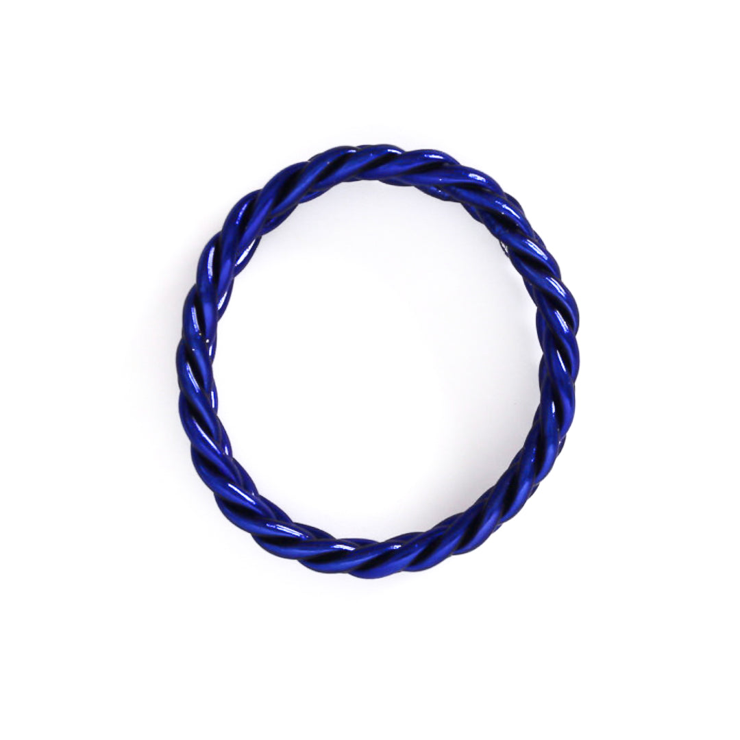 Pulsera Budista Trenzada Azul Noche