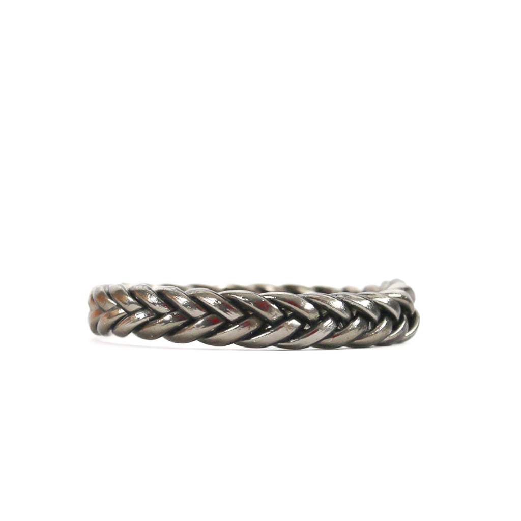 Pulsera Budista Trenzada Dark Silver
