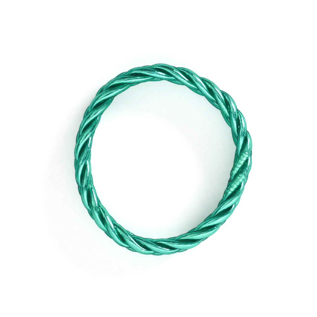 Pulsera Budista Trenzada Esmeralda