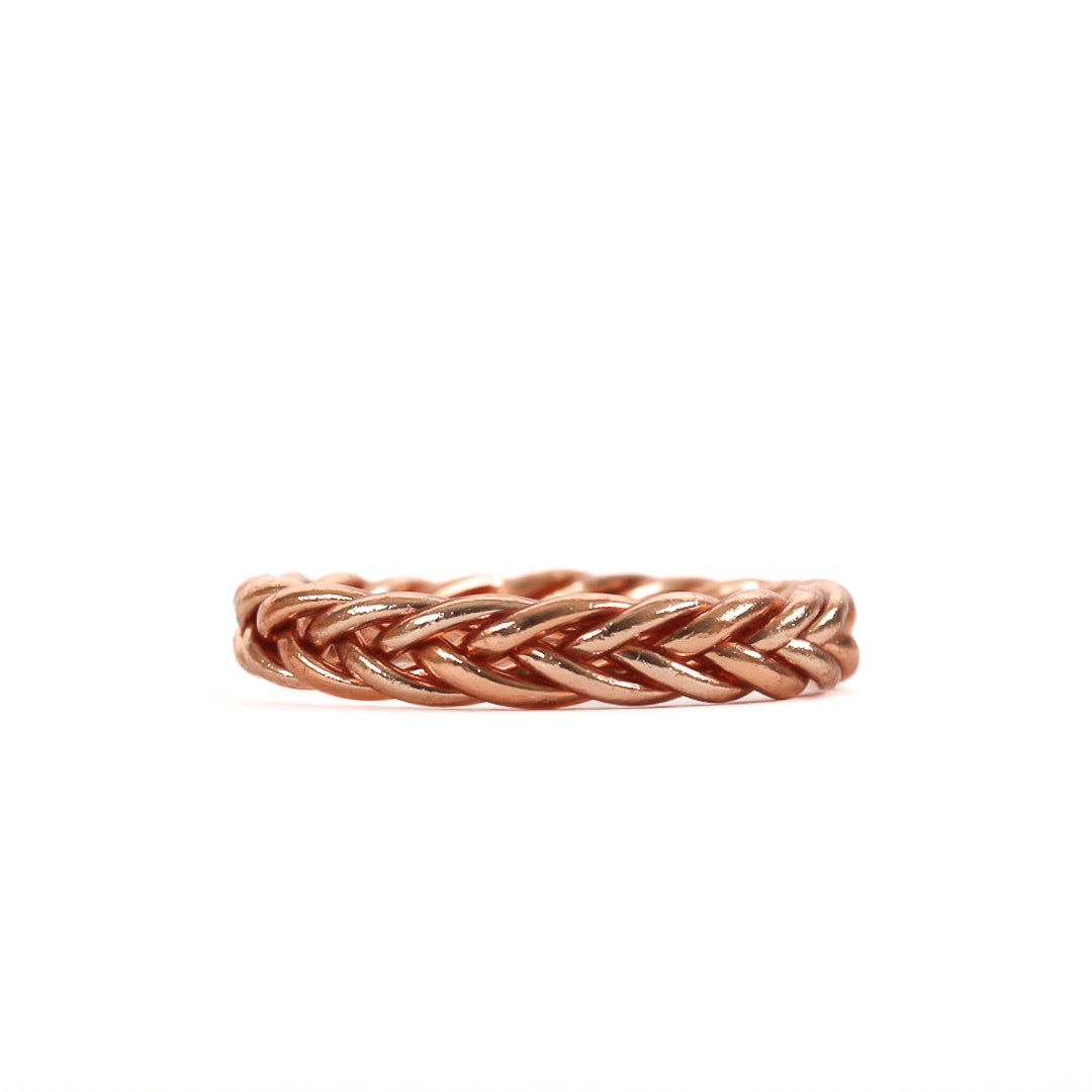 Pulsera Budista Trenzada Ocre Gold