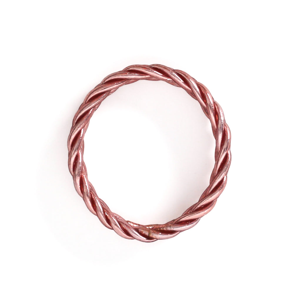 Pulsera Budista Trenzada Pink Gold