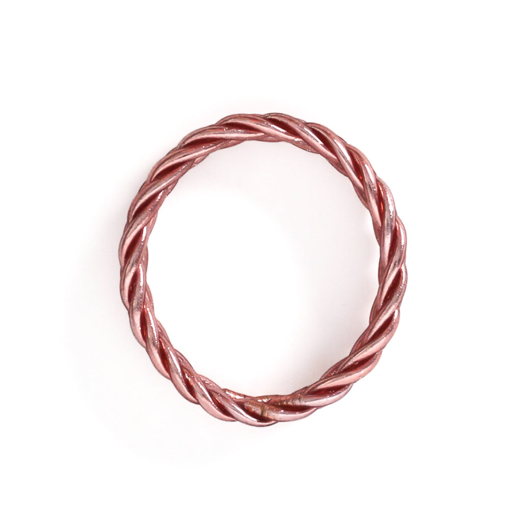 Pulsera Budista Trenzada Pink Gold